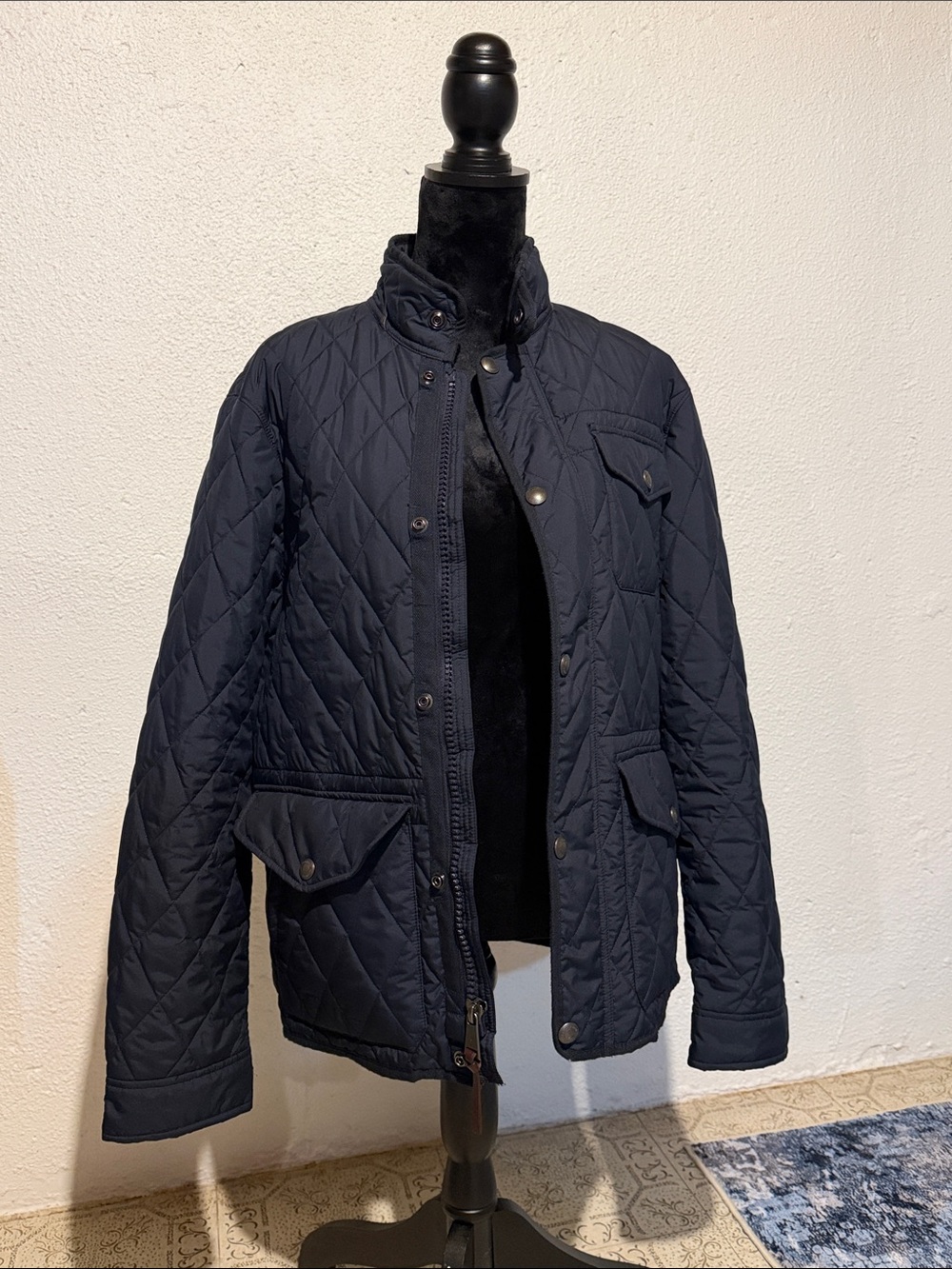 Polo by Ralph Lauren Navy Quilted Puffer Jacket